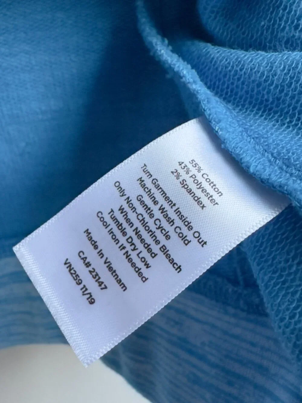 T by Talbots UPF 50+ Comfort Plush Space Dyed Full Zip Jacket XS